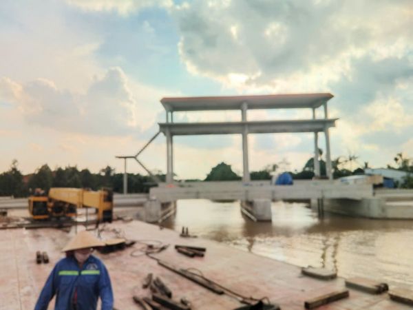 Cống Định Bình, huyện Châu Thành, tỉnh Bến Tre