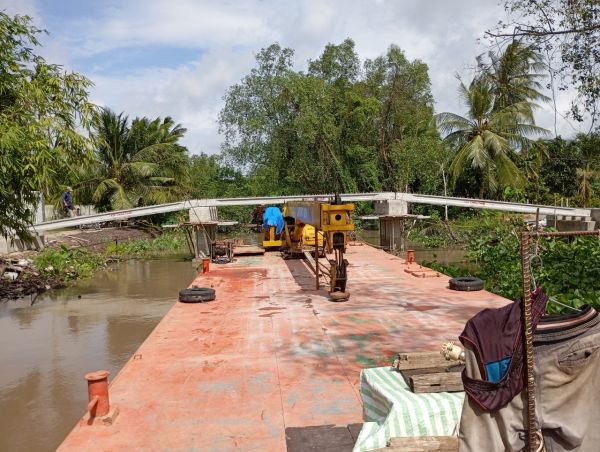 Cầu Hai Quẻn, xã Đông Thạnh, TX. Bình Minh, tỉnh Vĩnh Long